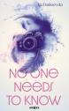 No one needs to know — Iga Daniszewska